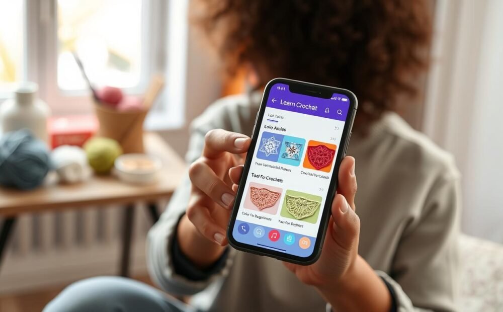aplicativo para aprender crochê