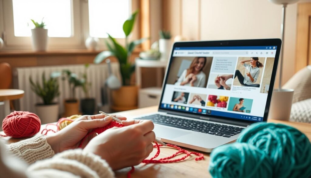 aprender crochê online e técnicas de crochê