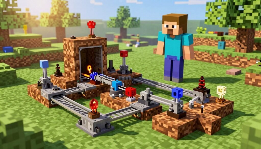 automação com Redstone